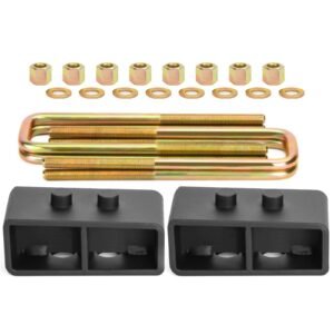 2" Rear Lift Kits With Ubolts and Block For 2004-2020 Ford F150 2WD/4WD