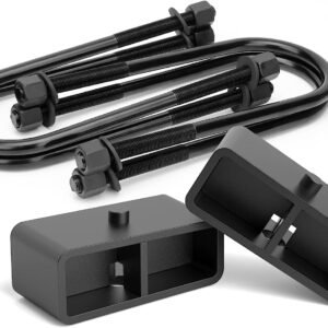 2 inch Rear Leveling Lift Kit with leaf spring Ubolts for 2002-2008 Ram 1500 2WD 4WD