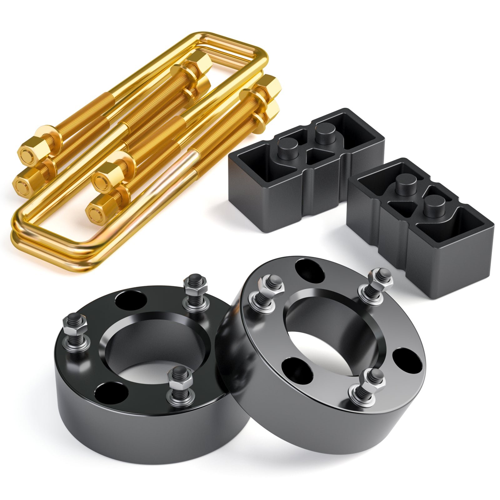 3" Front and 2" Rear Full Leveling Lift Kits for 2004-2020 Ford F150 2WD 4WD