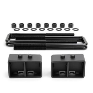 3 Inch Rear Lift Kits With Ubolts Block For 2004-2020 Ford F150 2WD/4WD